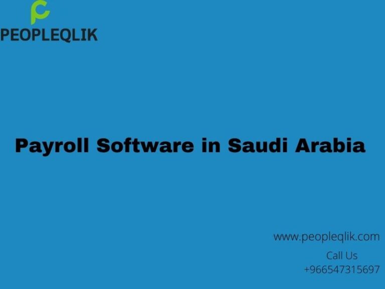 Payroll Software in Saudi Arabia 