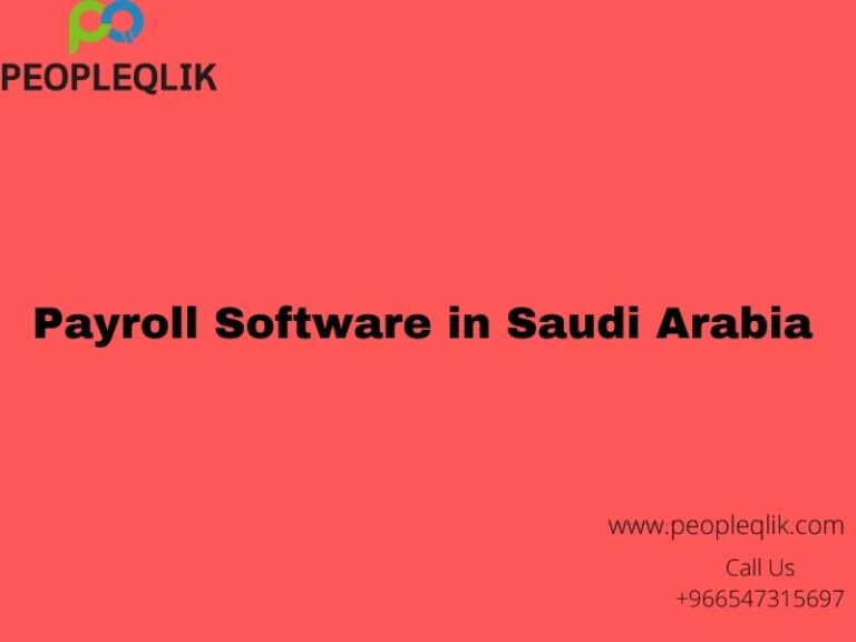 Best Payroll Software in Saudi Arabia