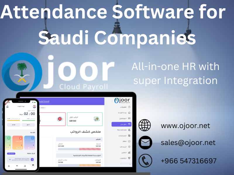What features are included in Attendance Software in Saudi Arabia?