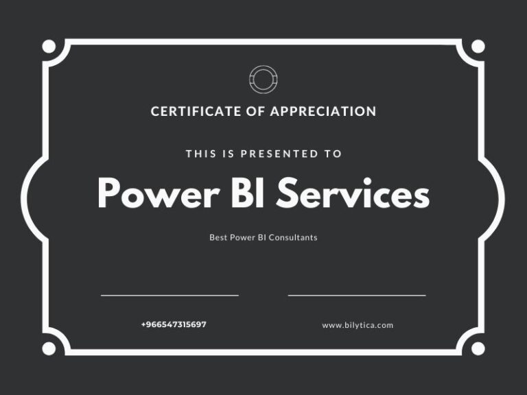 ارفع ذكاءك التجاري أو تمويلك أو تسويقك بمساعدة خدمات Power BI في المملكة العربية السعودية  