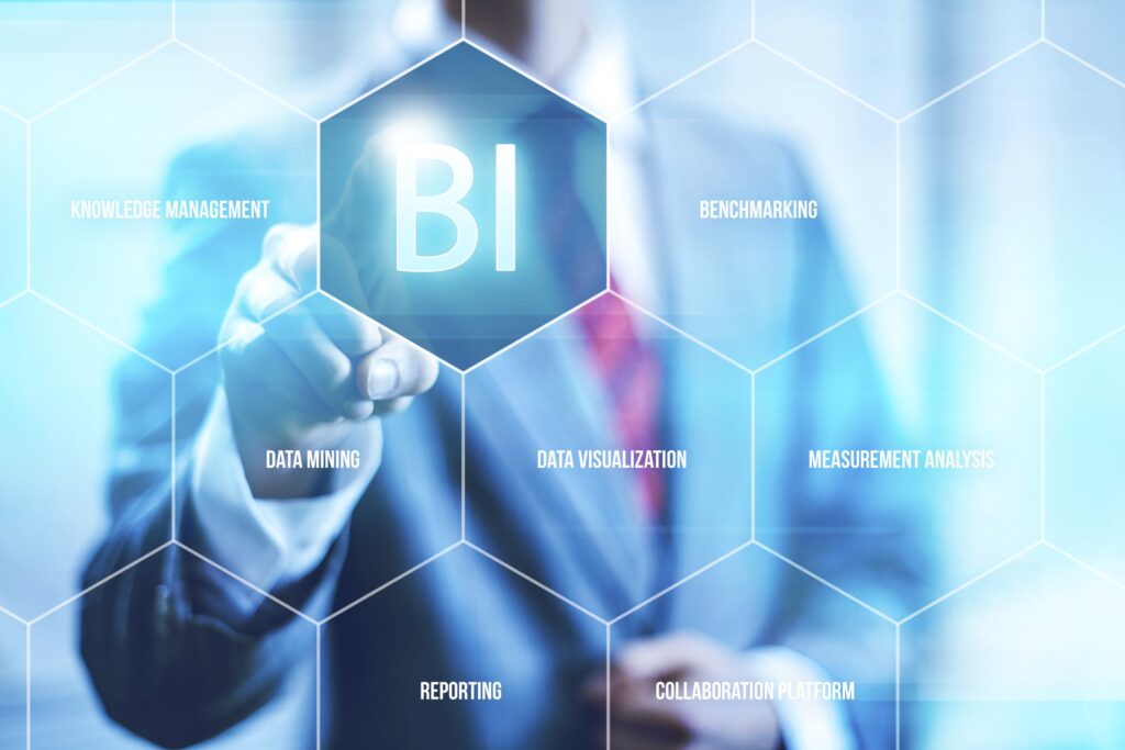 How do businesses use BI in Saudi Arabia for decision-making?